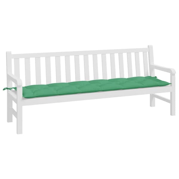 vidaXL hynde til havebænk 200x50x7 cm stof grøn