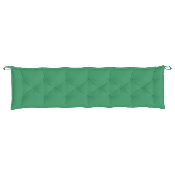 vidaXL hynde til havebænk 200x50x7 cm stof grøn