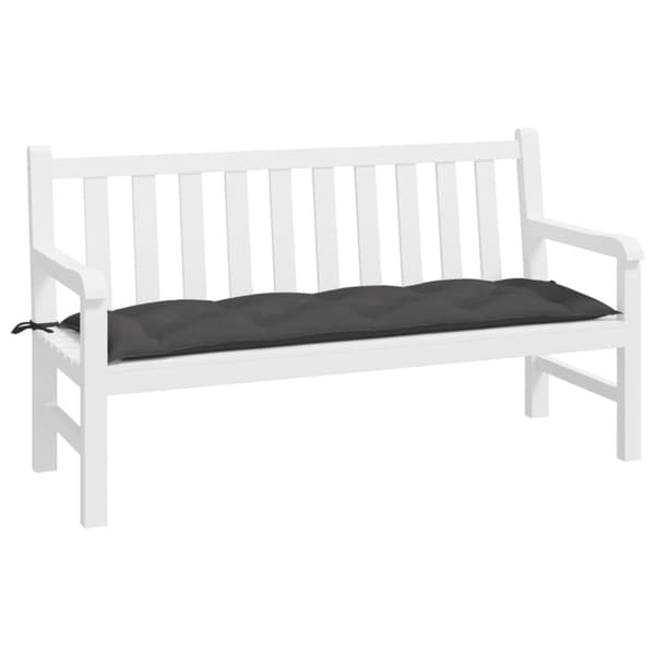 vidaXL hynde til havebænk 150x50x7 cm oxfordstof antracitgrå