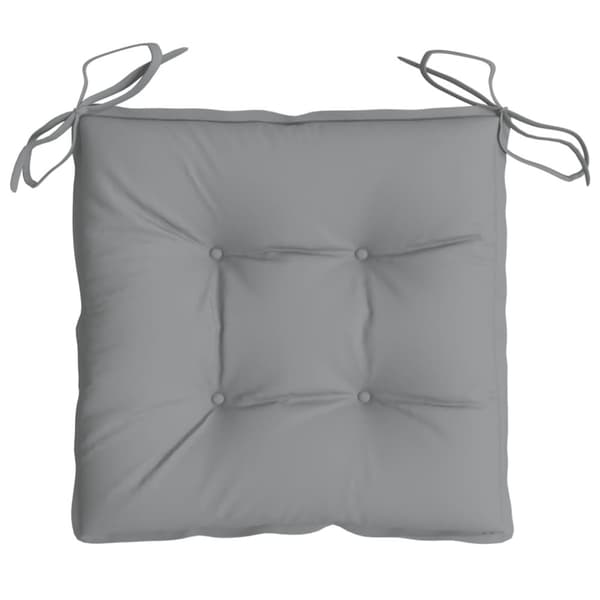 vidaXL Stolsdynor 6 st grå 50x50x7 cm oxfordtyg