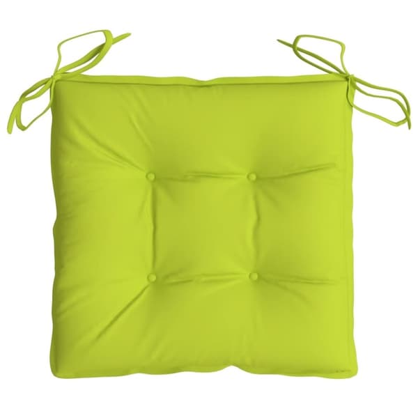 vidaXL pallehynder 4 stk. 50x50x7 cm oxfordstof lysegrøn