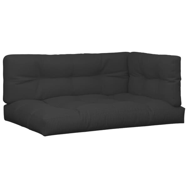 vidaXL Palldynor 3 st svart tyg