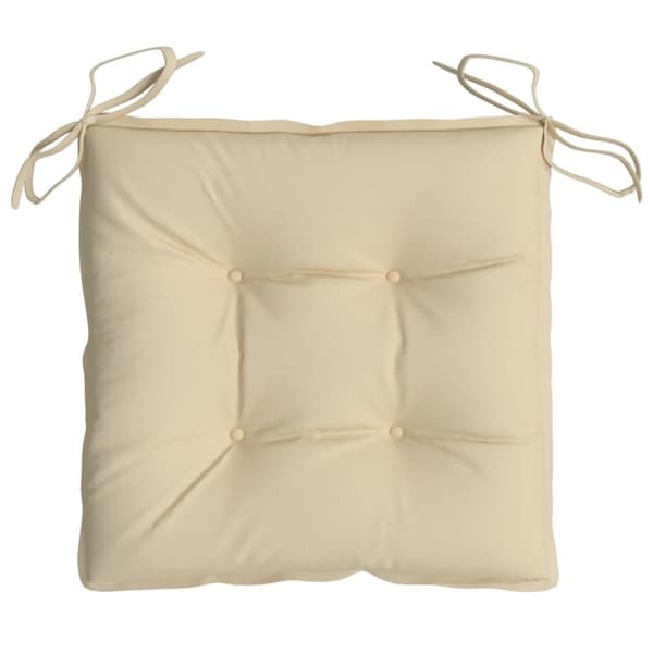 vidaXL Palldynor 6 st beige 50x50x7 cm oxfordtyg