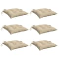 Miniatyrbillede 3 af 8: vidaXL pallehynder 6 stk. 50x50x7 cm oxfordstof beige