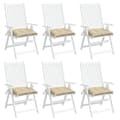 Miniatyrbillede 4 af 8: vidaXL pallehynder 6 stk. 50x50x7 cm oxfordstof beige
