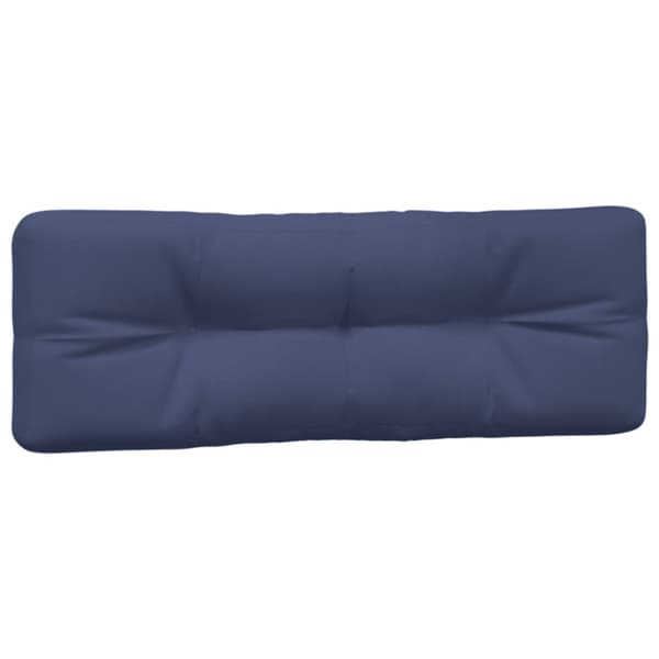 vidaXL pallehynder 2 stk. stof marineblå