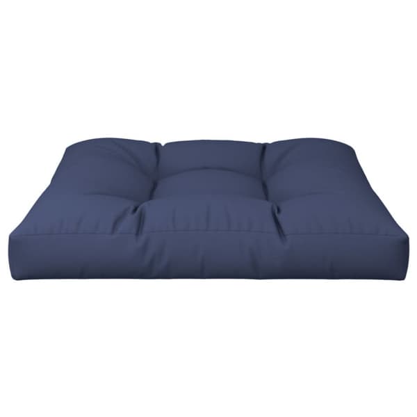 vidaXL Palldyna marinblå 70x70x12 cm tyg