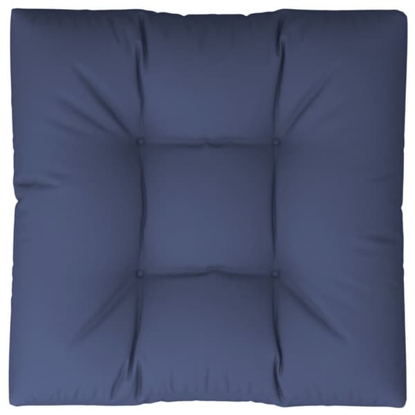 vidaXL Palldyna marinblå 70x70x12 cm tyg
