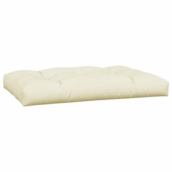 vidaXL pallehynder 5 stk. stof cremefarvet
