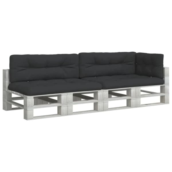 vidaXL pallehynder 5 stk. stof sort