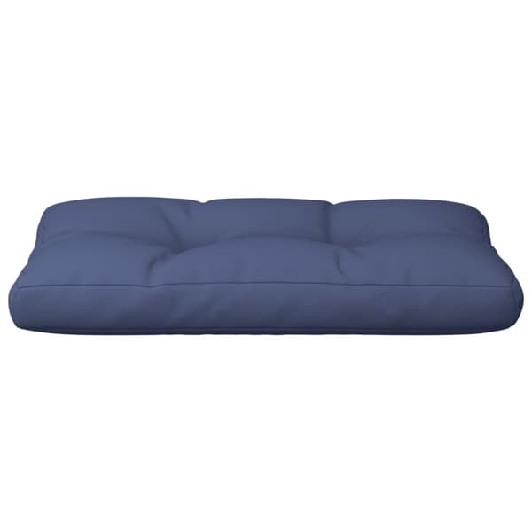 vidaXL pallehynde 120x40x12 cm stof marineblå