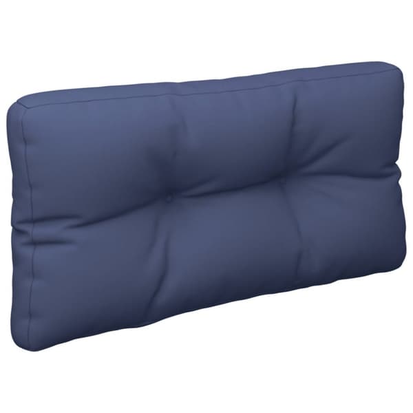 vidaXL pallehynde 120x40x12 cm stof marineblå