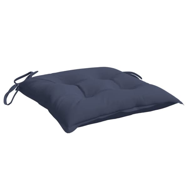 vidaXL stolehynder 4 stk. 40x40x7 cm oxfordstof marineblå