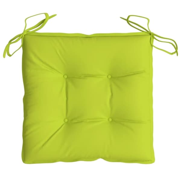 vidaXL hynder til havestol 6 stk. 40x40x7 cm oxfordstof lysegrøn