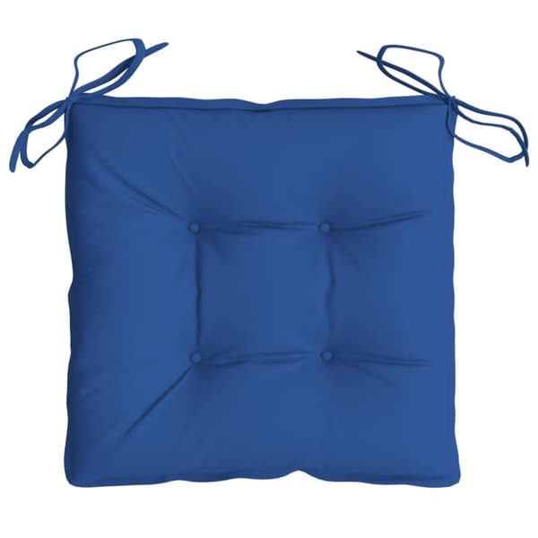 vidaXL Stolsdynor 6 st blå 40x40x7 cm oxfordtyg