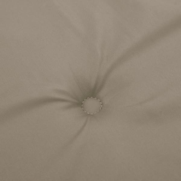 Stolsdynor 6 st taupe 100x50x3 cm oxfordtyg