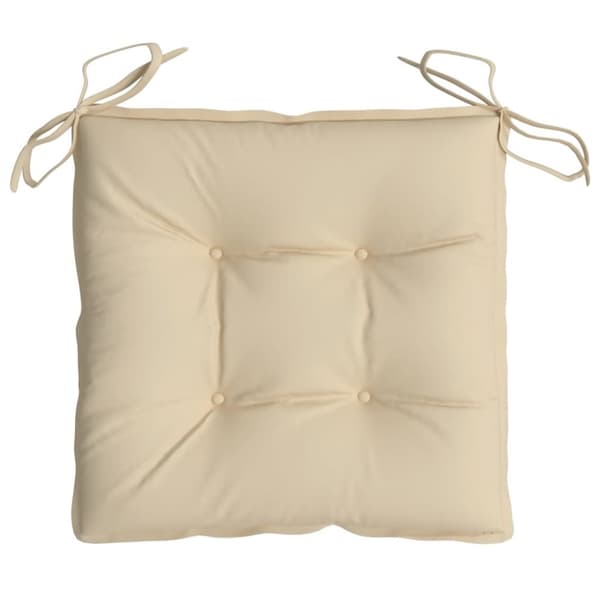 Stolsdynor 6 st beige 50x50x7 cm oxfordtyg
