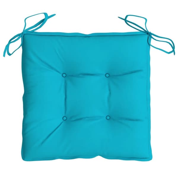 stolehynder 2 stk. 40x40x7 cm stof turkis