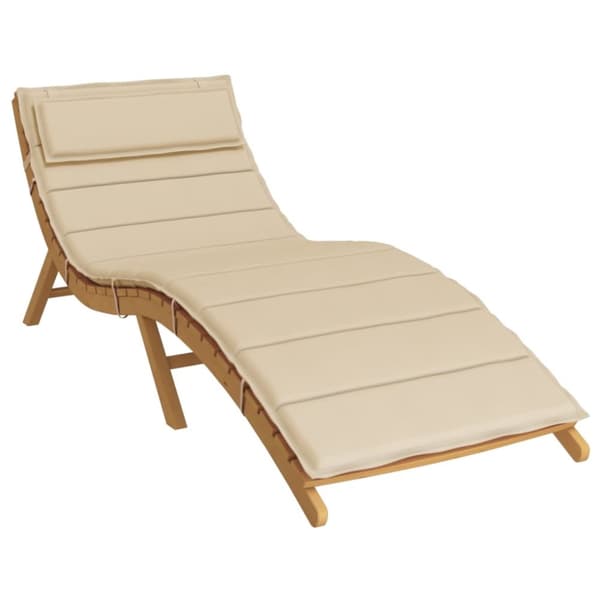 hynde til liggestol 180x60x3 oxfordstof beige