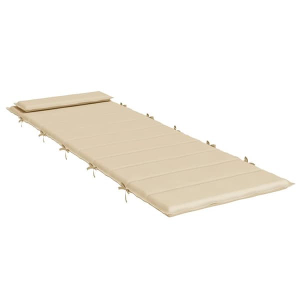 hynde til liggestol 180x60x3 oxfordstof beige