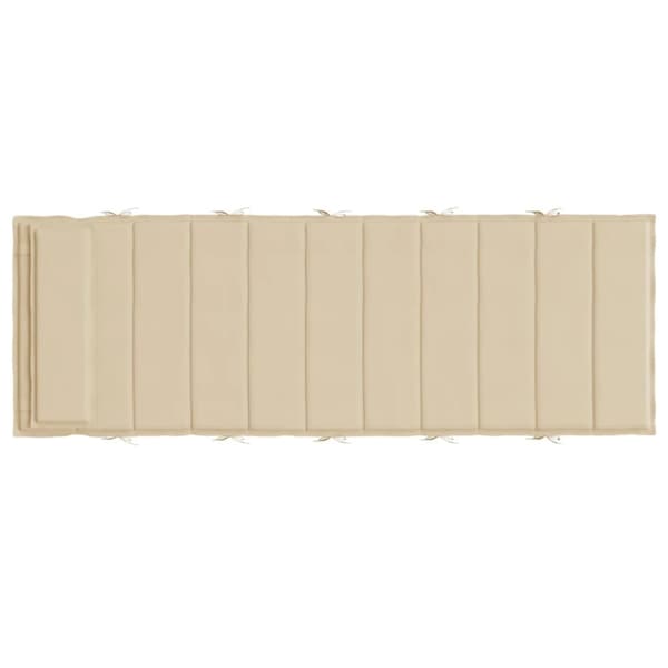 hynde til liggestol 180x60x3 oxfordstof beige