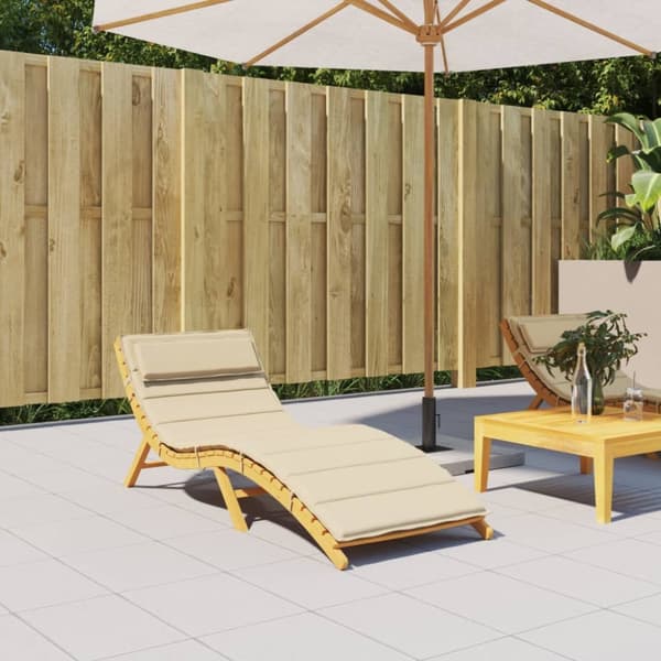 hynde til liggestol 180x60x3 oxfordstof beige