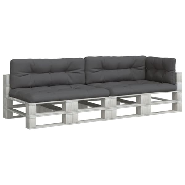 pallehynder 5 stk. stof antracitgrå