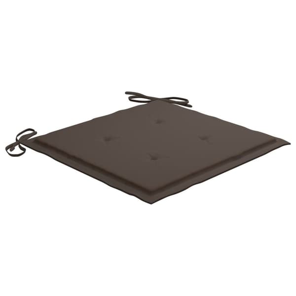 Stolsdynor 4 st taupe 40x40x3 cm oxfordtyg