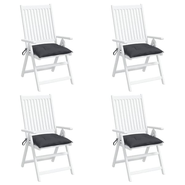 Stolsdynor 4 st antracit 50x50x7 cm oxfordtyg