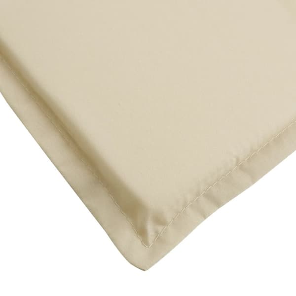 Solsängsdyna beige 186x58x3 cm oxfordtyg
