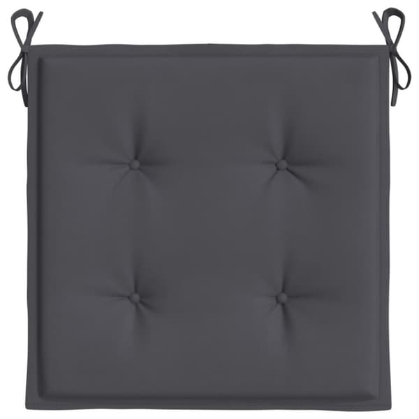 hynder til havestol 4 stk. 50x50x3 cm oxfordstof antracitgrå
