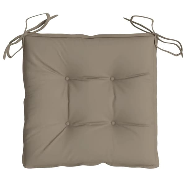 Stolsdynor 6 st taupe 50x50x7 cm oxfordtyg