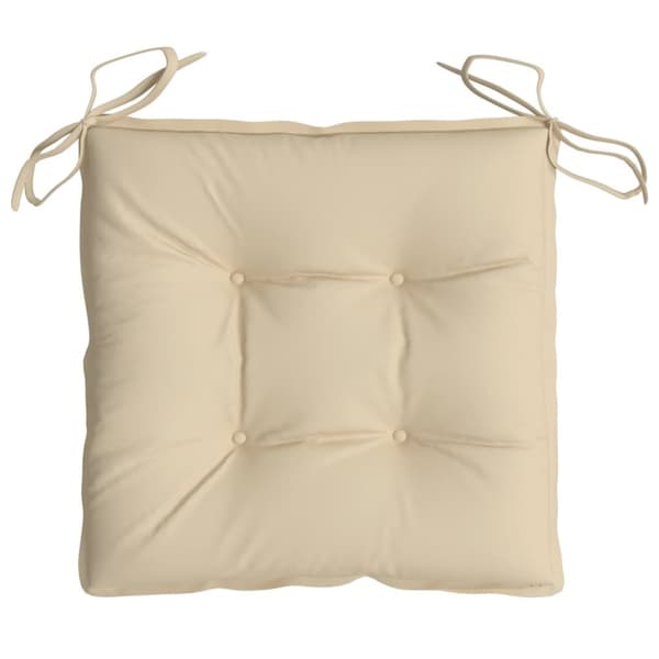 stolehynder 6 stk. 40x40x7 cm oxfordstof beige
