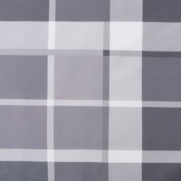 Solsängsdyna grårutig 200x70x3 cm oxfordtyg