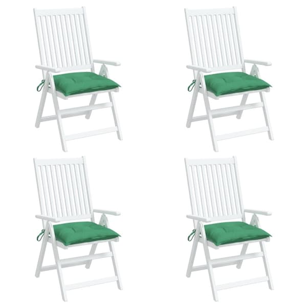 vidaXL pallehynder 4 stk. 50x50x7 cm oxfordstof grøn
