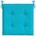 Miniatyrbillede 7 af 10: vidaXL hynder til havestol 4 stk. 40x40x3 cm stof turkis