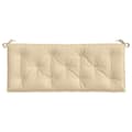Miniatyrbillede 4 af 7: vidaXL hynde til havebænk 120x50x7 cm oxfordstof beige