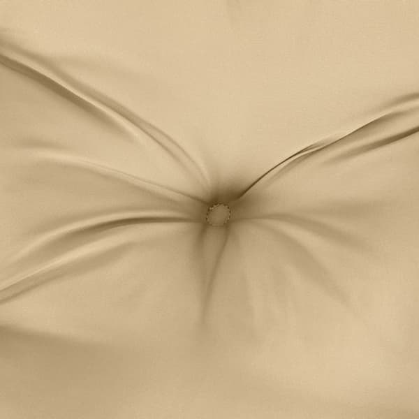 vidaXL hynder til havebænk 2 stk. 100x50x7 cm stof meleret beige