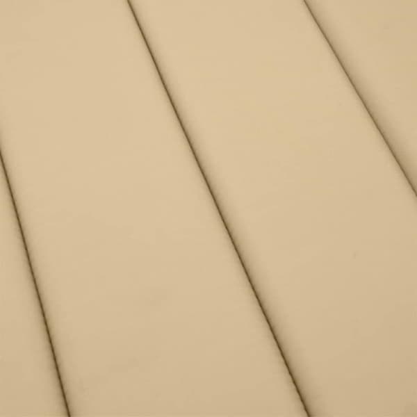 vidaXL Solsängsdyna melerad beige 186x58x3 cm tyg