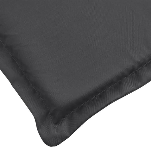 vidaXL Stolsdynor högt ryggstöd 6 st melerad antracit 120x50x4 cm tyg