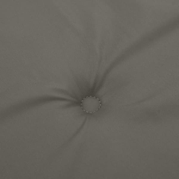 vidaXL Bänkdyna melerad mörkgrå 150x50x7 cm tyg
