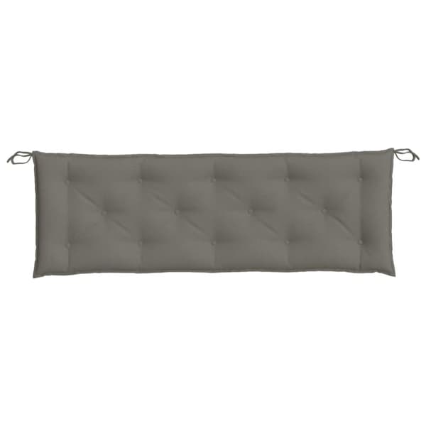 vidaXL hynde til havebænk 150x50x7 cm stof meleret mørkegrå