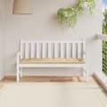 Miniatyrbillede 3 af 8: vidaXL hynde til havebænk 150x50x7 cm stof meleret beige