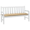 Miniatyrbillede 1 af 8: vidaXL hynde til havebænk 150x50x7 cm stof meleret beige