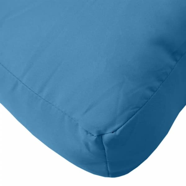 vidaXL Palldyna melerad blå 60x60x10 cm tyg