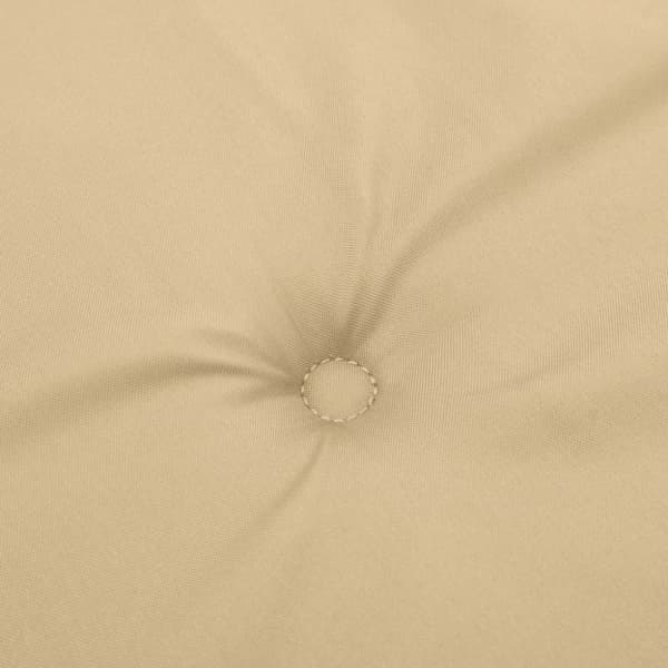 vidaXL Bänkdyna melerad beige 150x50x7 cm tyg