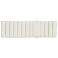 Miniatyrbillede 5 af 9: vidaXL hynde til liggestol 200x50x4 cm stof meleret cremefarvet