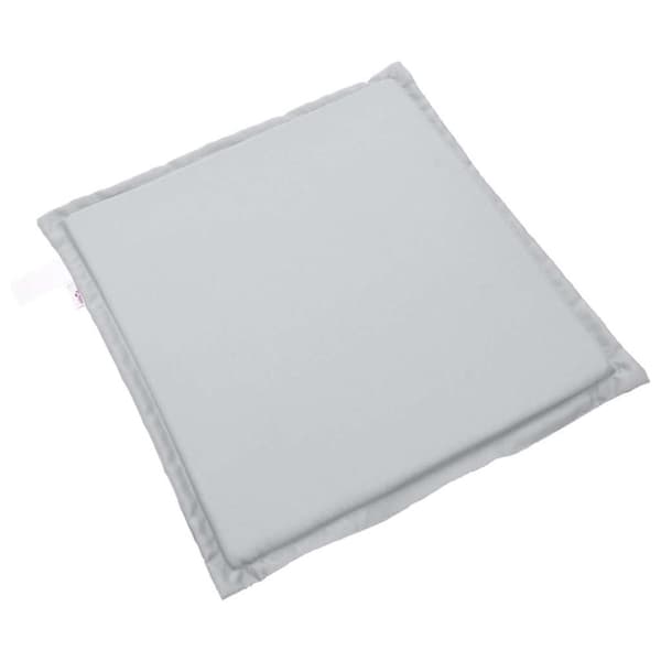 vidaXL Sittdynor för trädgården 4 st ljusgrå 45x45x2 cm fyrkantig