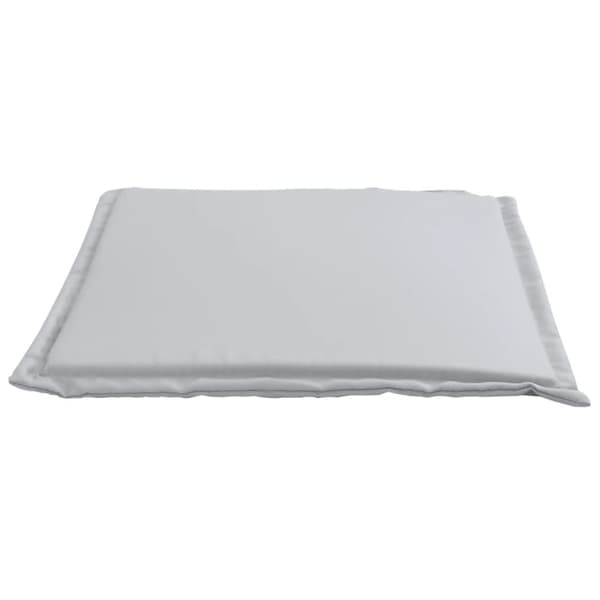 vidaXL Sittdynor för trädgården 4 st ljusgrå 45x45x2 cm fyrkantig