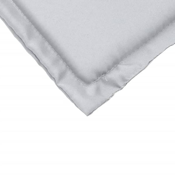 vidaXL Sittdynor för trädgården 4 st ljusgrå 45x45x2 cm fyrkantig